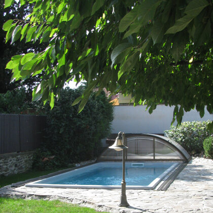 Swimming pool in the garden
