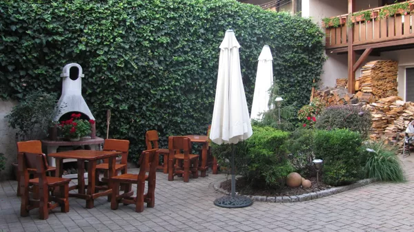 Atrium s grilem
